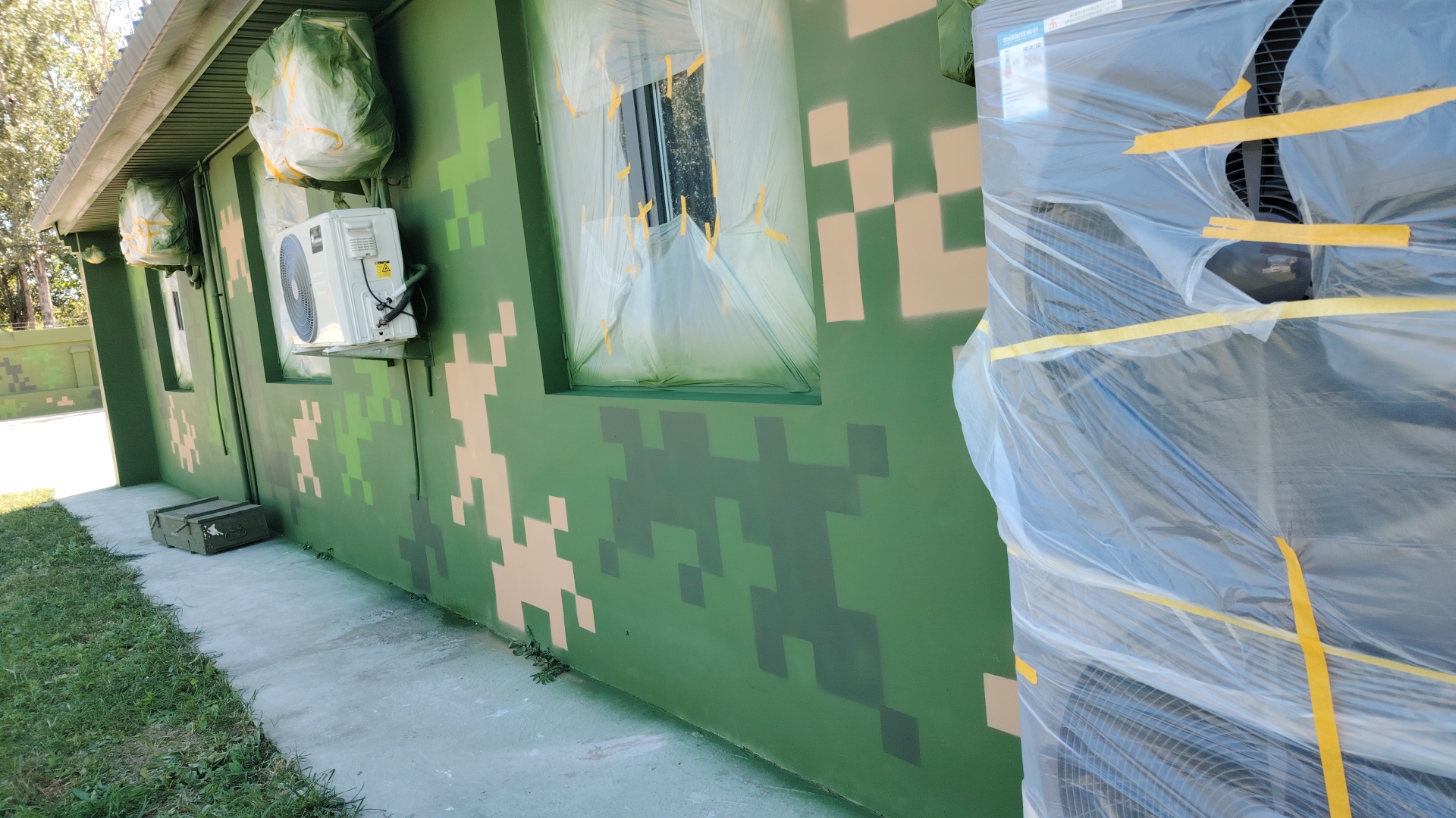 商洛外墙迷彩漆施工多少钱 伪装迷彩漆  