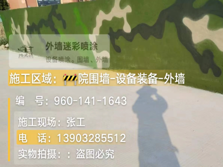 商洛 迷彩漆喷涂价格（按平方米计费）